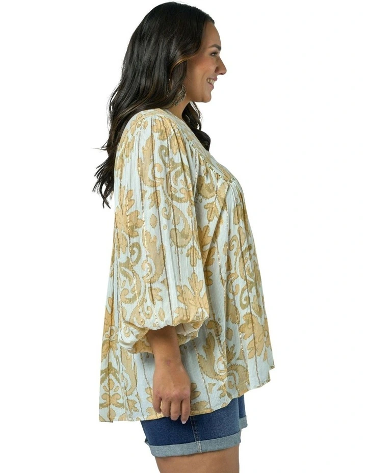 After The Rain Blouse Top in Natural image 4