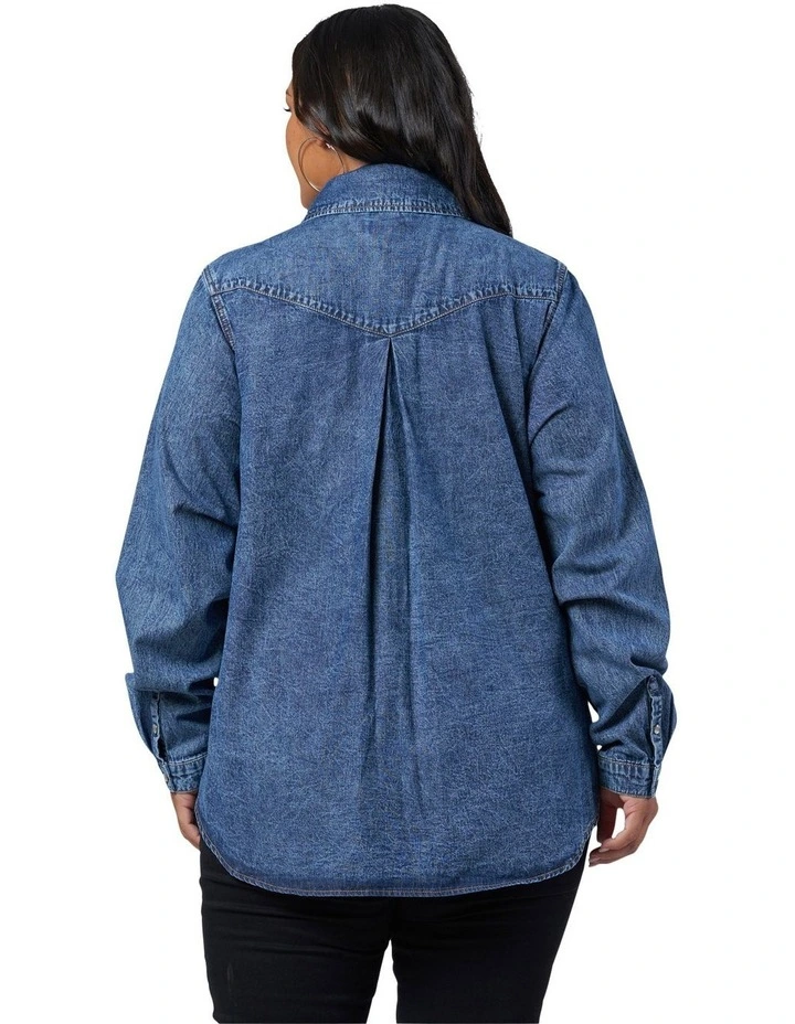 Parton Shirt in Denim image 2