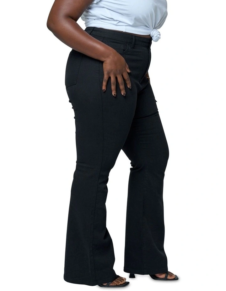 Sloane Bootleg Jean in Black image 3