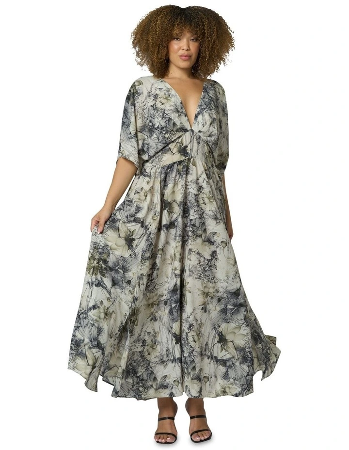 Richter Scale Maxi Dress in Multi image 1