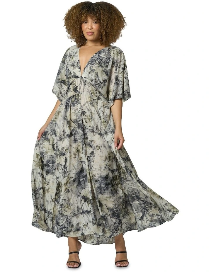 Richter Scale Maxi Dress in Multi image 4