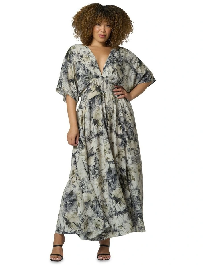 Richter Scale Maxi Dress in Multi image 5