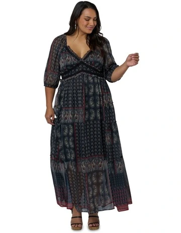 Free Spirit Maxi Dress in Navy