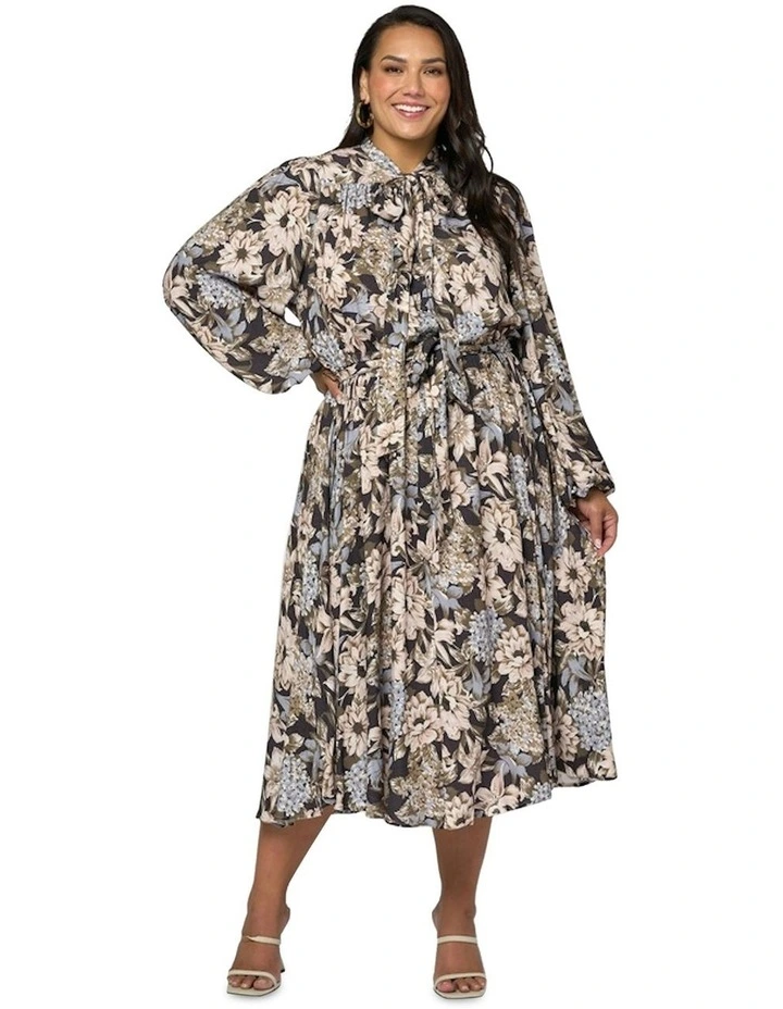 Evangeline Midi Dress in Multi image 4
