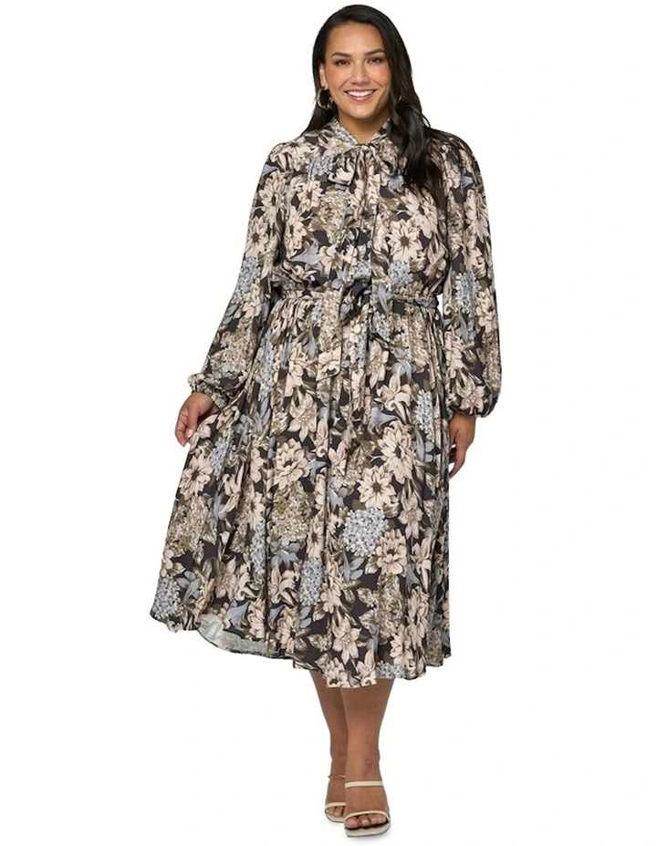 Evangeline Midi Dress in Multi image 5