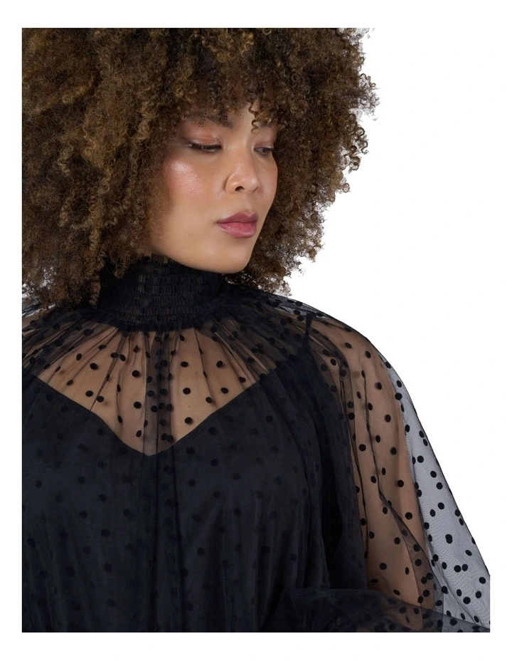 Edge of Chaos Mini Dress in Black image 6