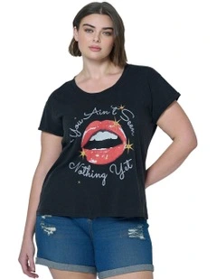 You Aint Seen Nothing Tee in Black