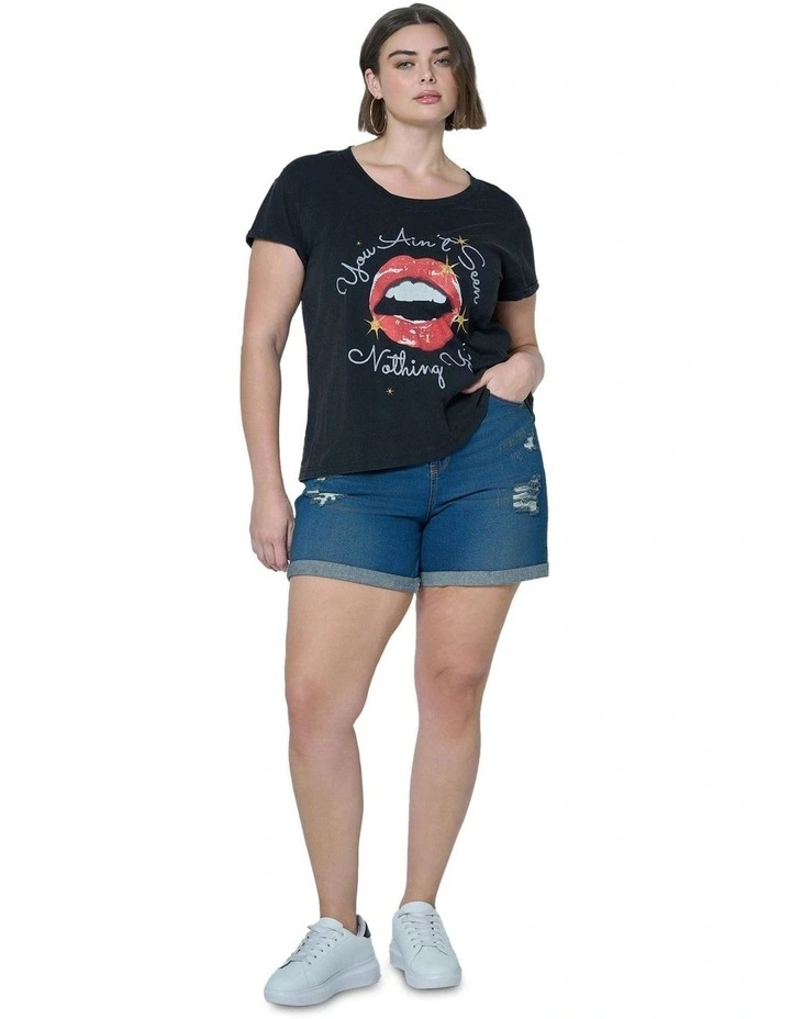 You Aint Seen Nothing Tee in Black image 5