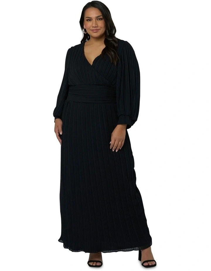Secret Rendezvous Maxi Dress in Black image 5