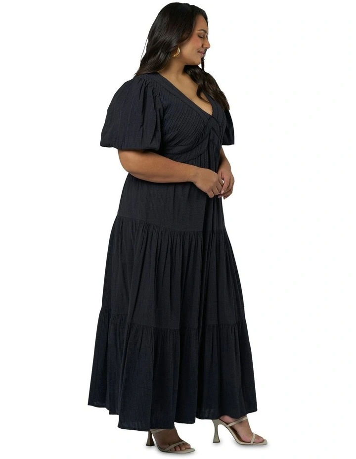 Abigale Maxi Dress in Black image 3