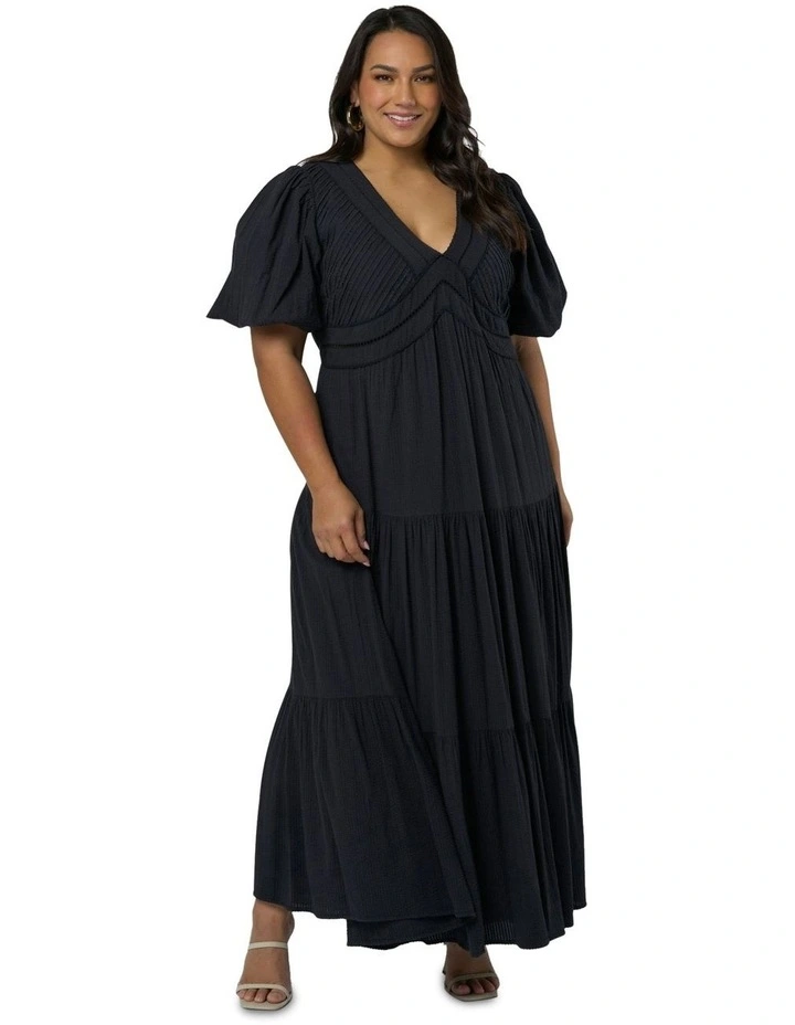 Abigale Maxi Dress in Black image 5