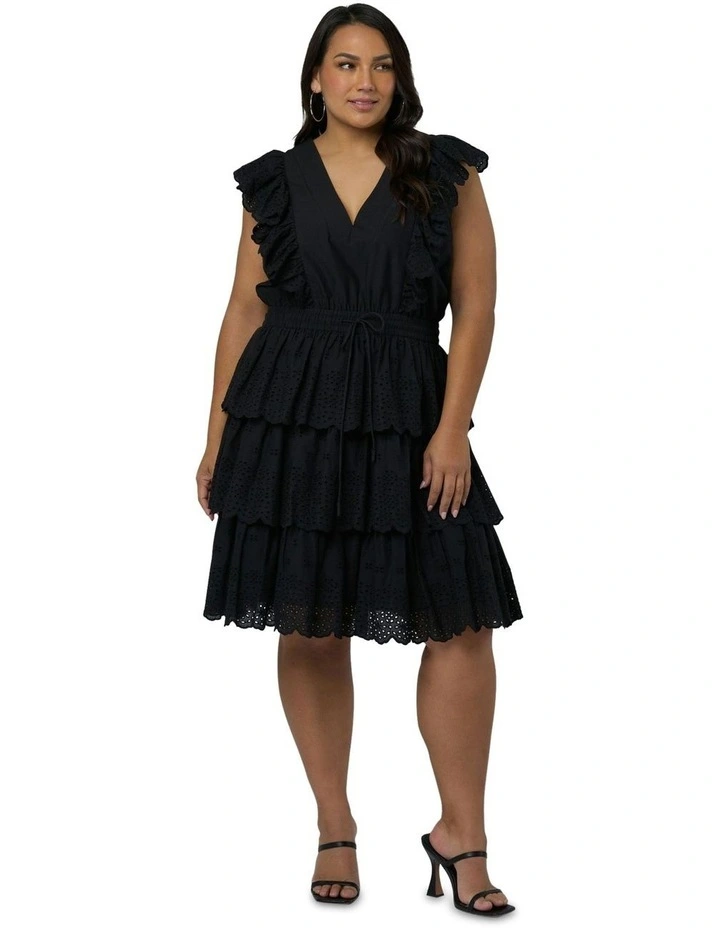 Urban Ash Mini Dress in Black image 1