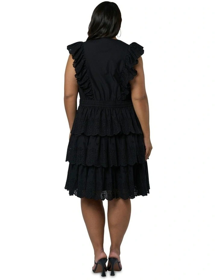 Urban Ash Mini Dress in Black image 2