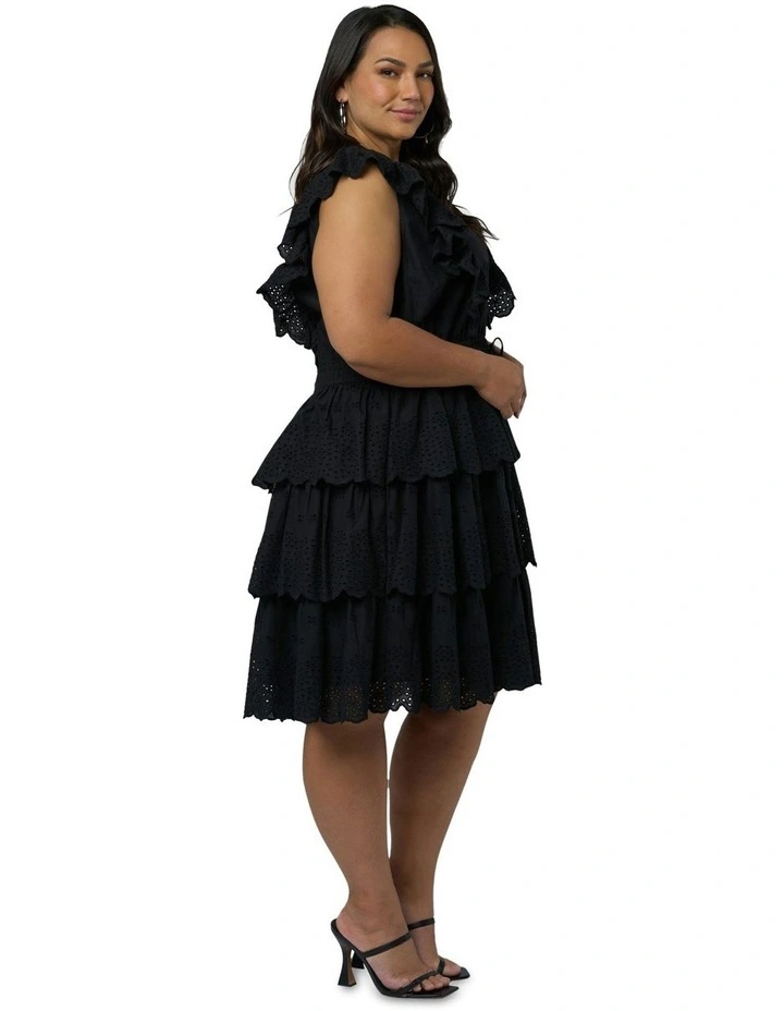 Urban Ash Mini Dress in Black image 3
