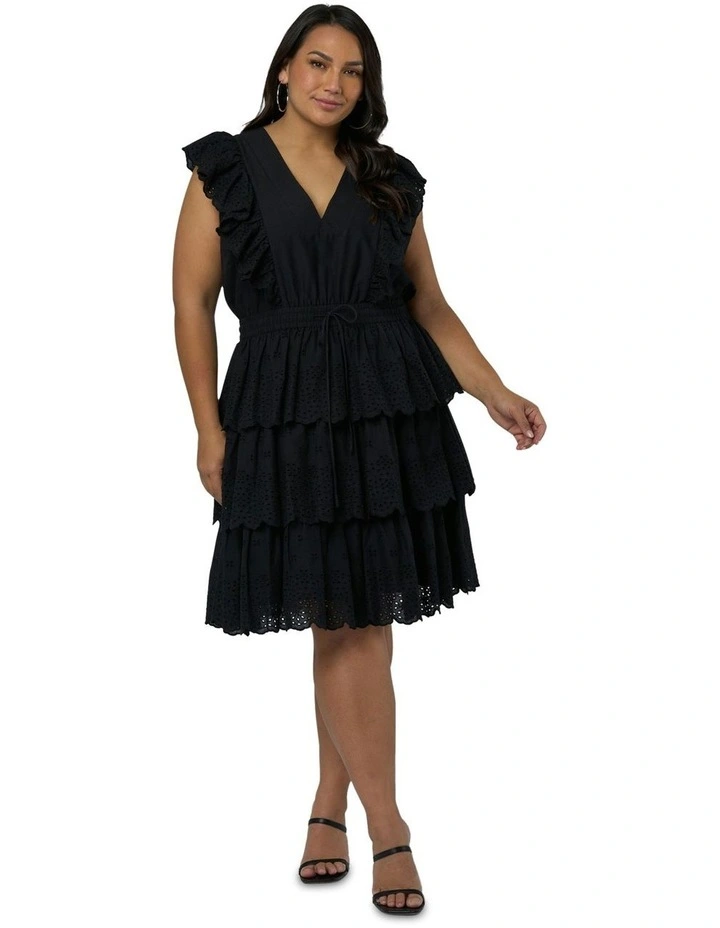 Urban Ash Mini Dress in Black image 5