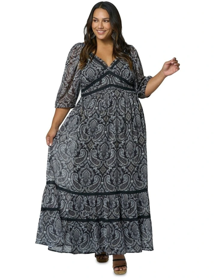 Wildflower Maxi Dress in Multi image 6