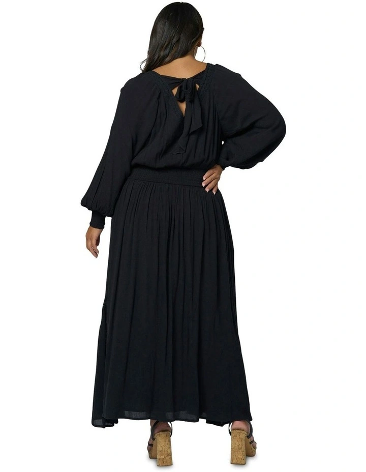 Spirit Fables Maxi Dress in Black image 2