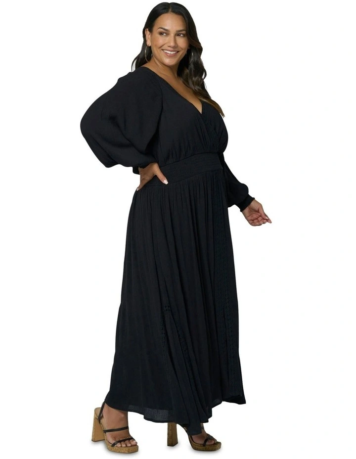 Spirit Fables Maxi Dress in Black image 3