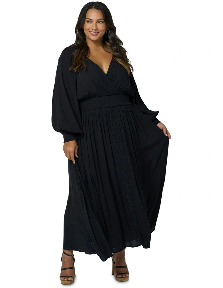 Spirit Fables Maxi Dress in Black image 4