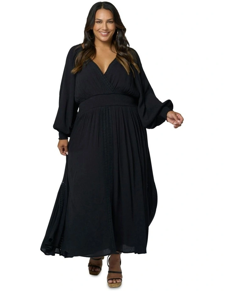Spirit Fables Maxi Dress in Black image 5