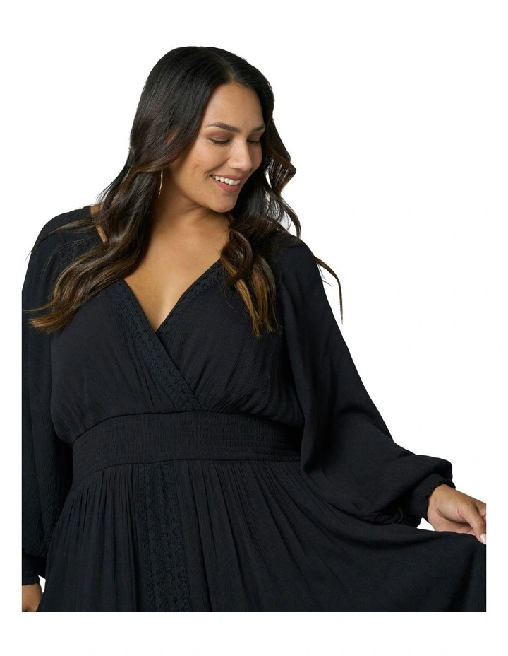 Spirit Fables Maxi Dress in Black image 6