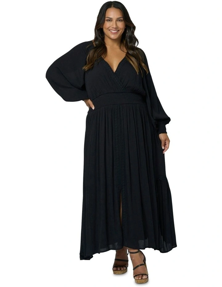 Spirit Fables Maxi Dress in Black image 7