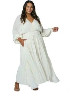 Spirit Fables Maxi Dress in Cream