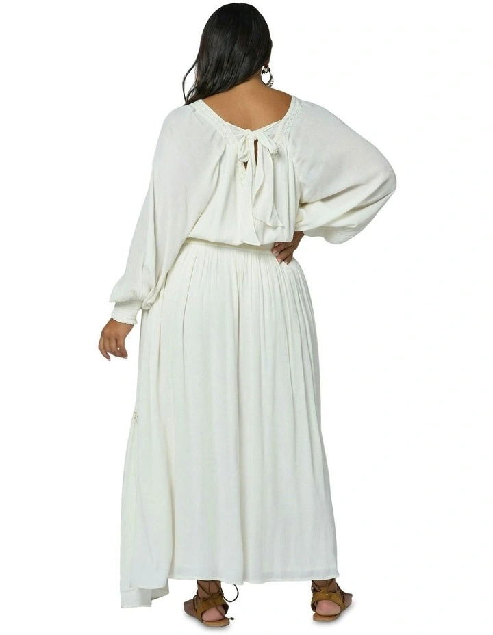 Spirit Fables Maxi Dress in Cream image 2