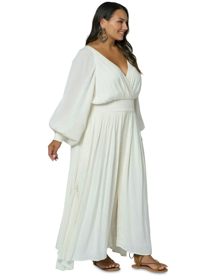 Spirit Fables Maxi Dress in Cream image 3