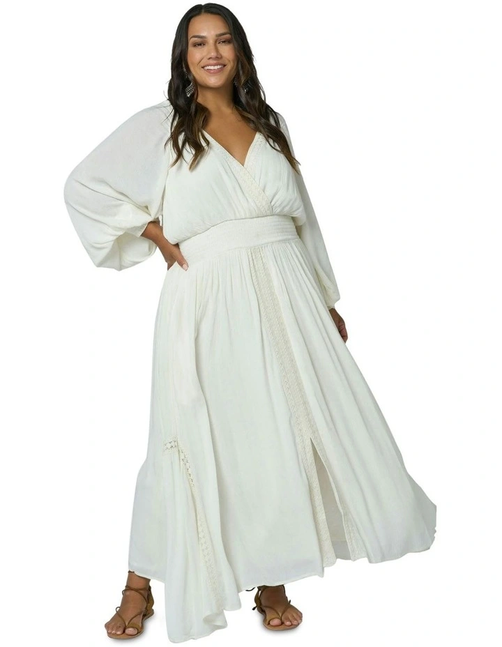 Spirit Fables Maxi Dress in Cream image 5