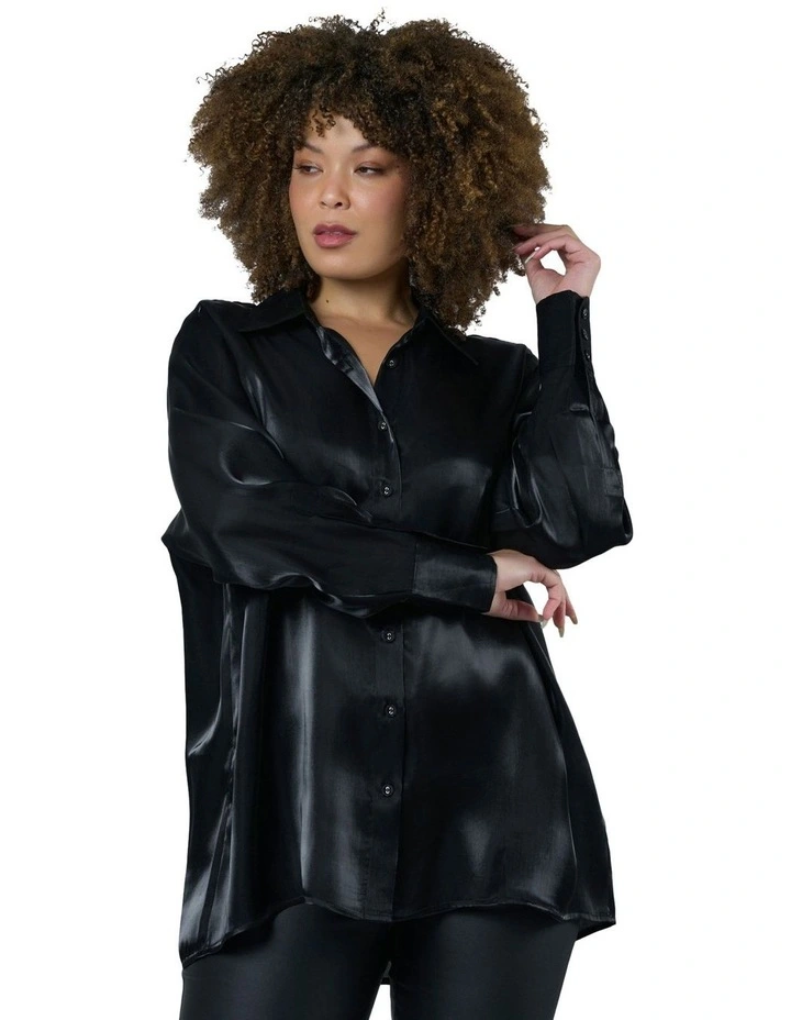 Neon Shadows Shirt in Black image 1