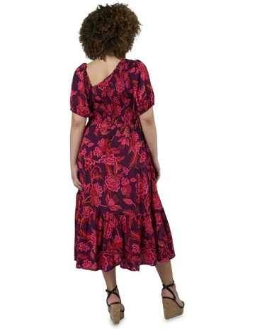 Arabella Midi Dress in Multi