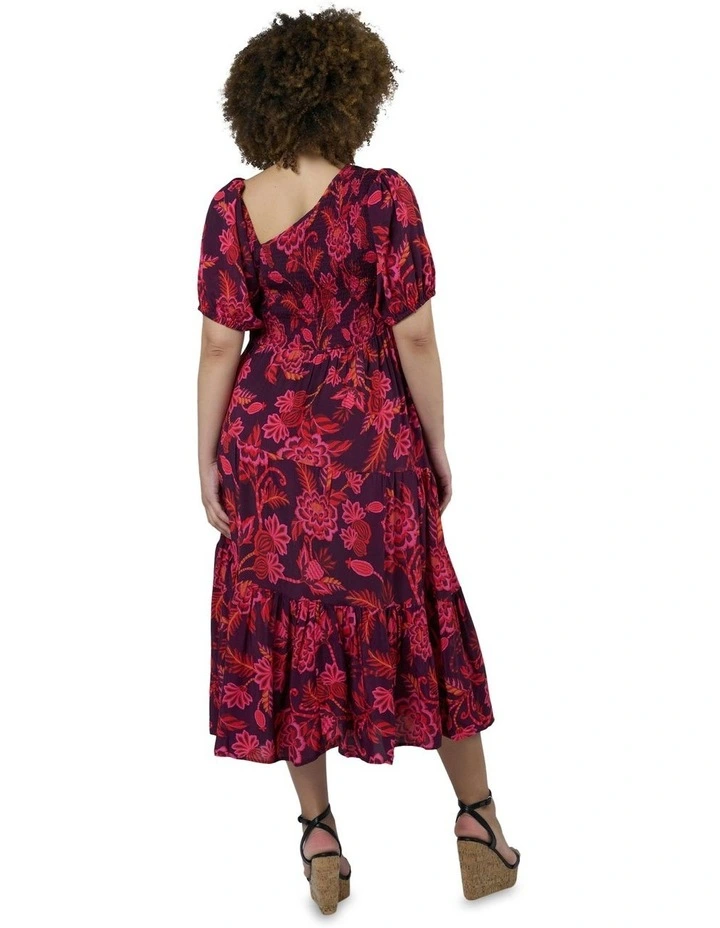 Arabella Midi Dress in Multi image 2