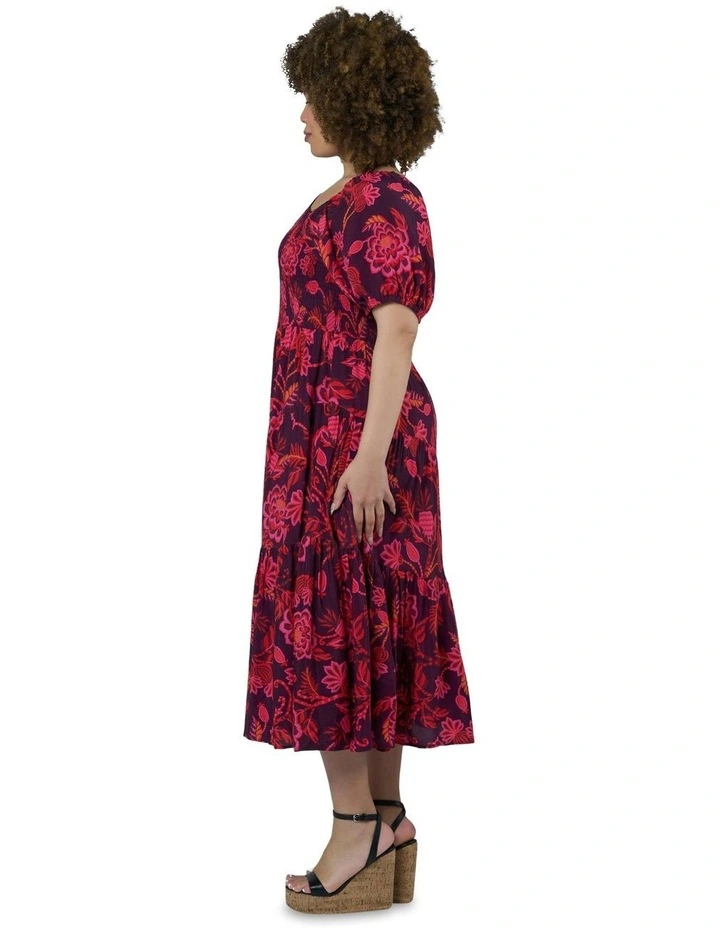 Arabella Midi Dress in Multi image 3