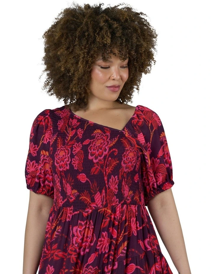 Arabella Midi Dress in Multi image 6