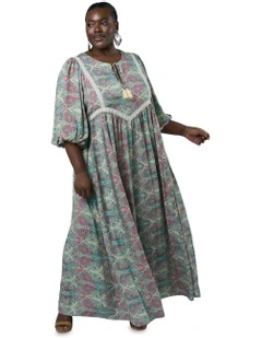 Riverstone Maxi Dress in Multi