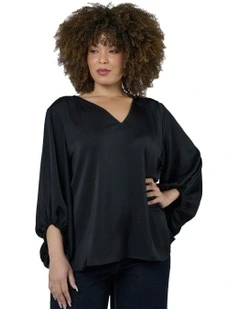 Lover Boy Blouse in Black