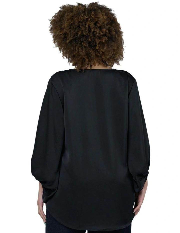 Lover Boy Blouse in Black image 2