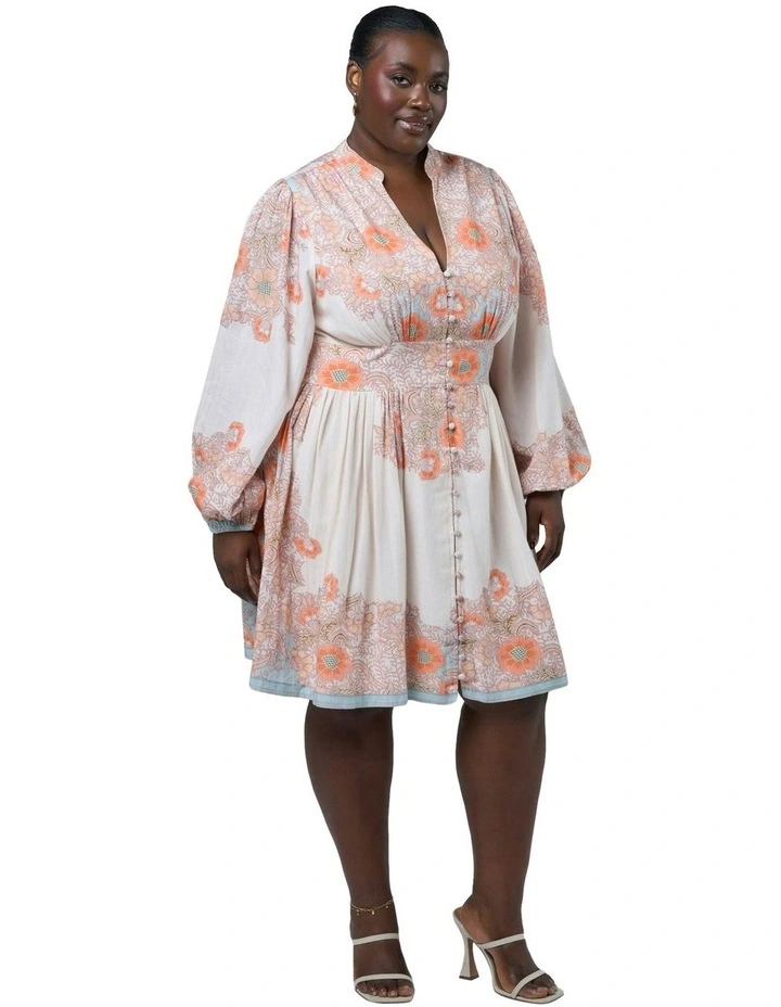 Virginia Mini Dress in Multi image 5