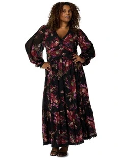 Valeria Maxi Dress in Multi