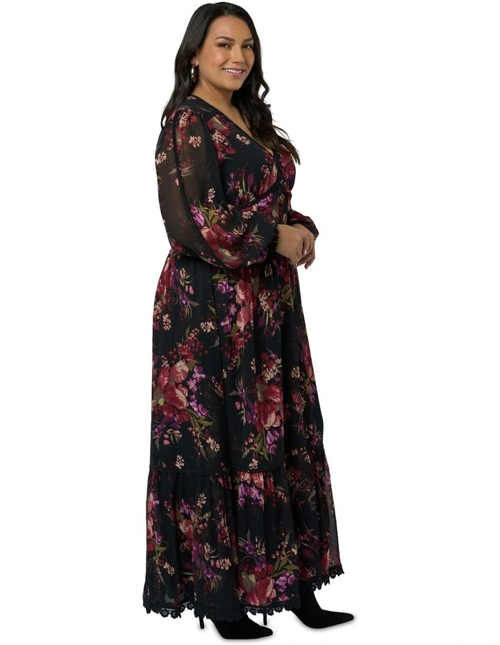 Valeria Maxi Dress in Multi image 3