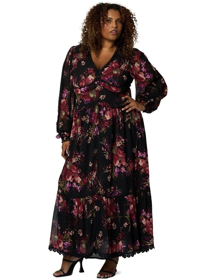 Valeria Maxi Dress in Multi image 5