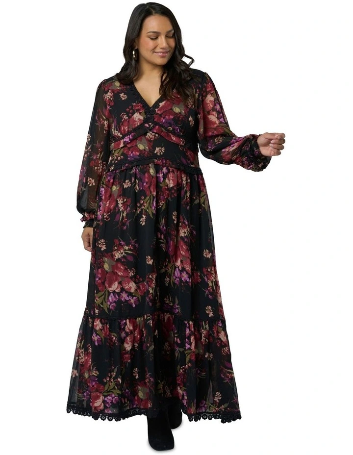 Valeria Maxi Dress in Multi image 5