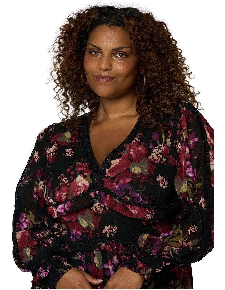 Valeria Maxi Dress in Multi image 6