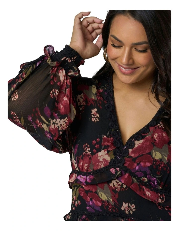 Valeria Maxi Dress in Multi image 6