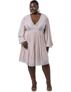 Night Love Midi Dress in Pink