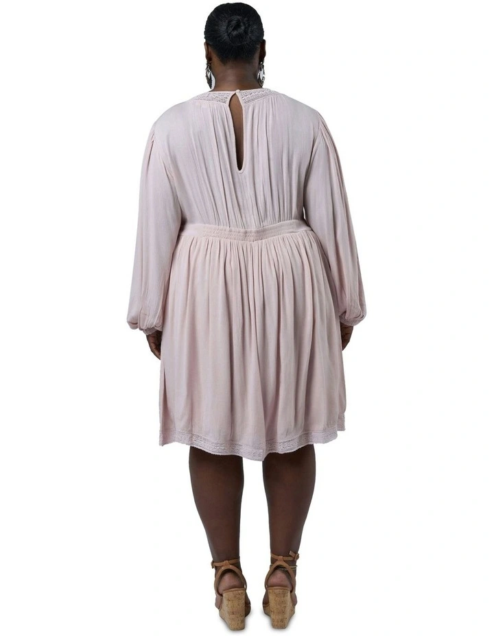 Night Love Midi Dress in Pink image 2