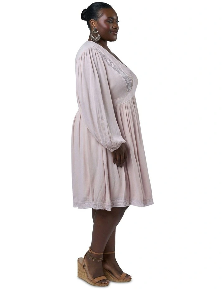Night Love Midi Dress in Pink image 3