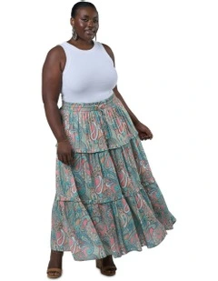 Sun Child Maxi Skirt in Multi