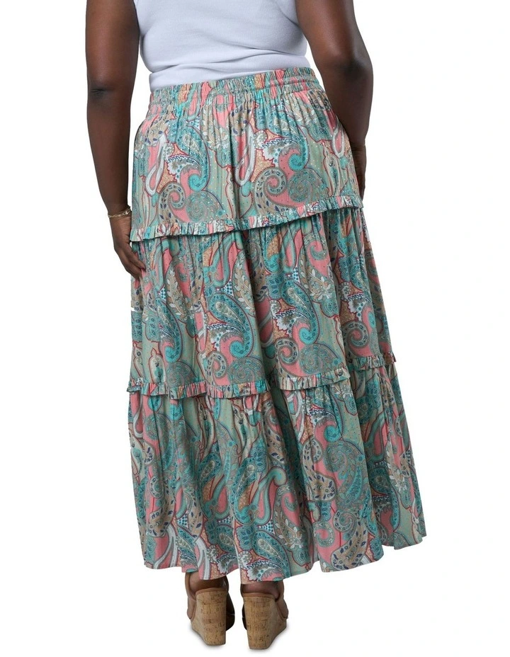 Sun Child Maxi Skirt in Multi image 2